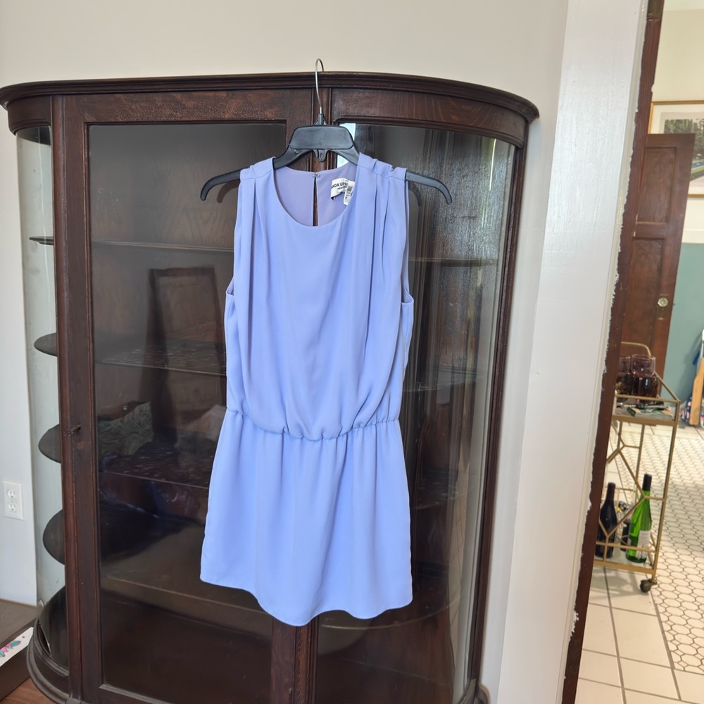 Amanda Uprichard Light Blue Mini Dress